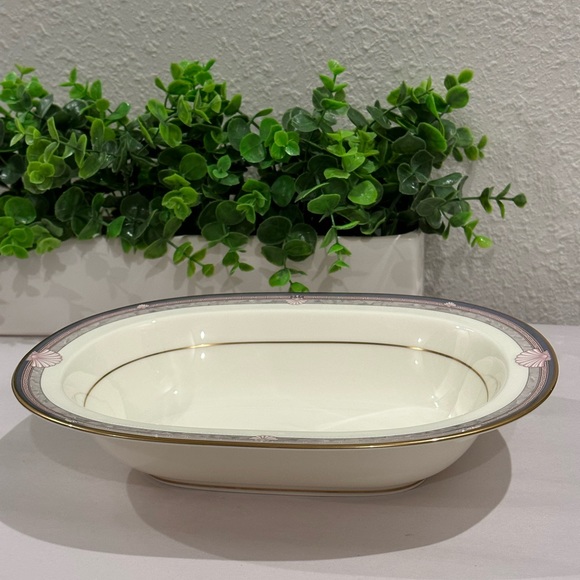 Noritake Stanford Court Oval Vegetable Serving Bowl 9748 Fine Bone China Japan - Picture 4 of 5